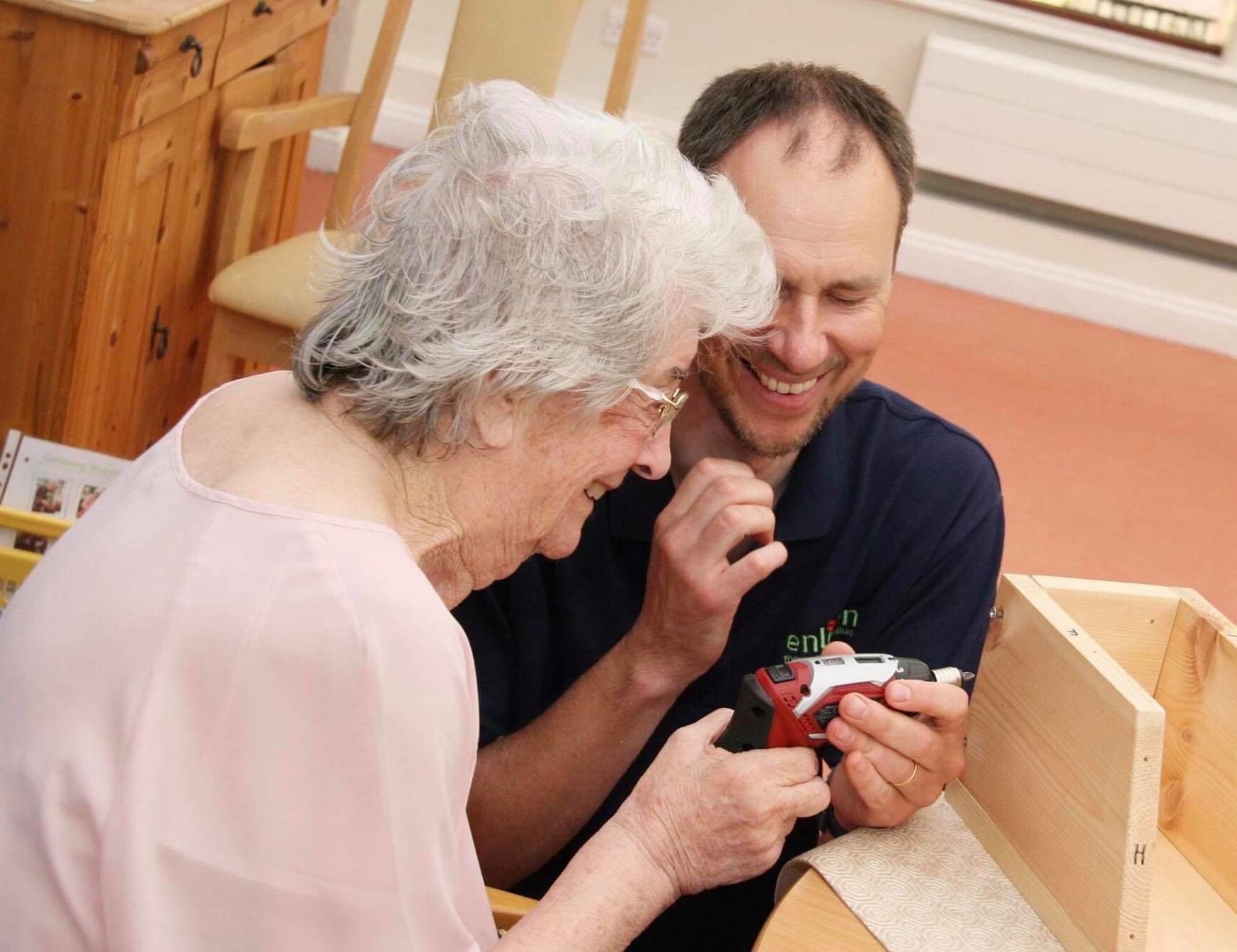 Dementia homes often see people help maintain and stimulate the brain.