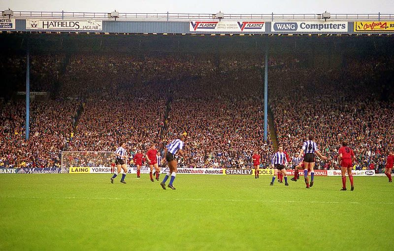 The Spion Kop stand at Hillsborough Stadium. Credit: Steve Daniels via Wikimedia Commons